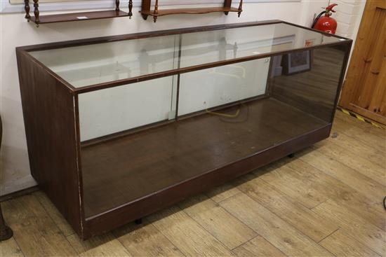 A 1960s shop/haberdashery cabinet W.183cm